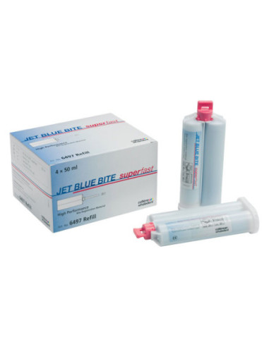 Material Registro Mordida 6497 JET BLUE BITE SUPERFAST REPOS 4x50ml - Coltene