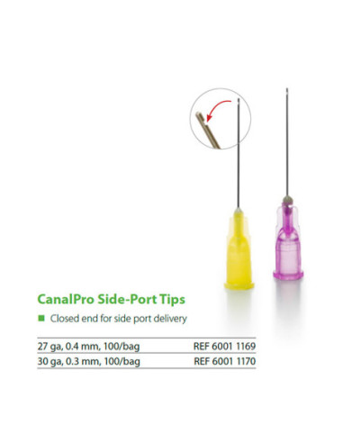 Agujas Irrigación Canalpro Puntas Side port 30ga - Coltene
