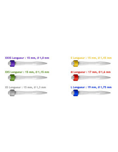 Postes Fibra Silice Luscent F Vidrio Luc xs15 Blancos - Dentatus/abrasive/garriso