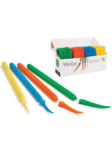 Wands Cuñas Plastico C mango Pequeñas Azules - Dentatus/abrasive/garriso
