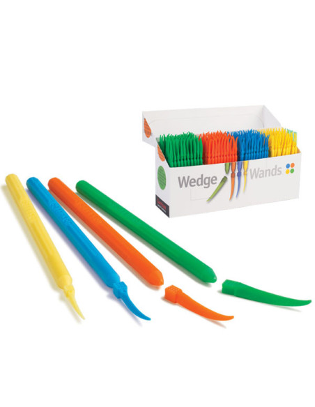 Wands Cuñas Plastico C mango Pequeñas Azules - Dentatus/abrasive/garriso