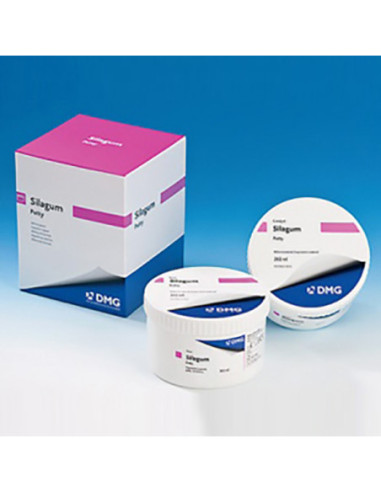 Material de impresión dental SILAGUM PUTTY FAST 2x262ml para Impresión Dental - Dmg