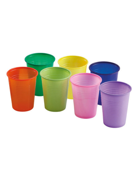 Bandejas Y Vasos Plástico B200 L VASOS LILA 200cc 30x100u - Euronda