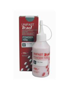 Resinas UNIFAST TRAD POLVO PINK X 100gr - Gc