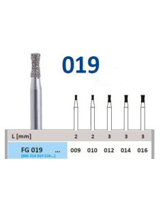 Fresa dental 019 009 FG Diamante - Horico