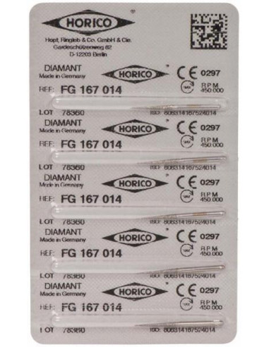 Fresa dental 167 014 FG Diamante - Horico