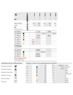 Fresa dental FG 6 861 010 FG Diamante X FINO - Intensiv
