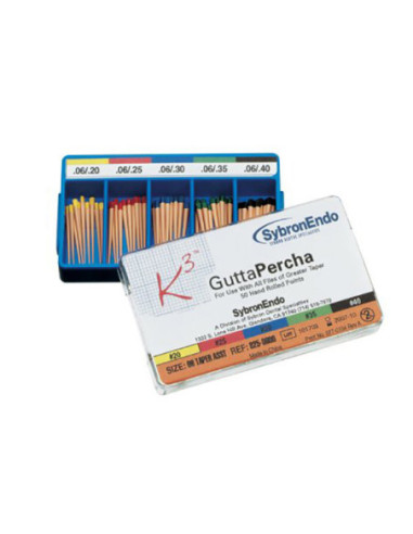 Producto de esterilización Gutapercha Tf Conicidad 04 Nº 25 para Esterilización - Kerr