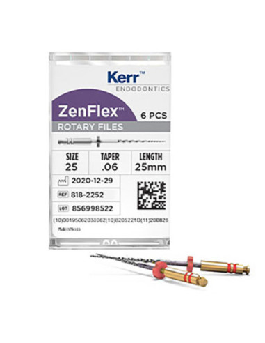 Instrumental dental Zenflex Lima Niti 25 04 - Kerr