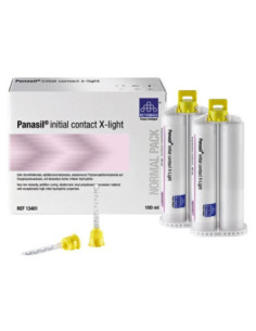 Silicona dental PANASIL INITIAL CONTACT X LIGHT 2x50ml - Kettenbach
