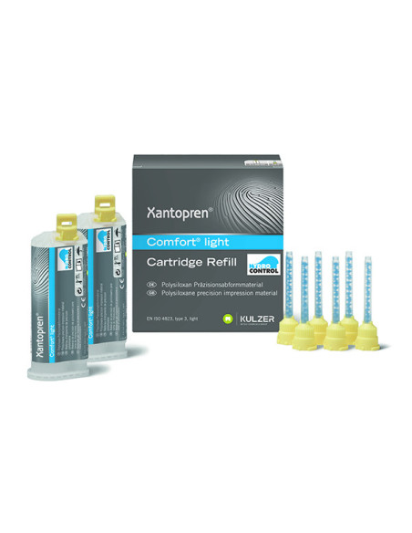 Retractor dental XANTOPREN COMFORT LIGHT 2x50ml para Impresión Dental - Kulzer