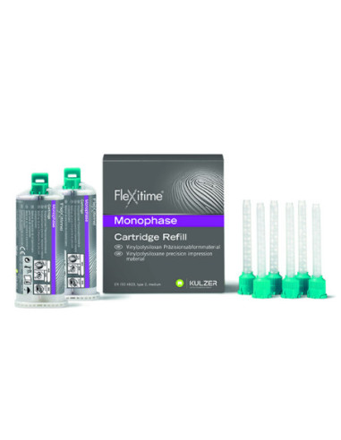 Material de impresión dental FLEXITIME MONO PHASE 2x50ml para Impresión Dental - Kulzer