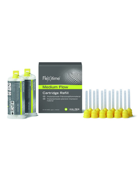Silicona dental FLEXITIME MEDIUM FLOW 2x50ml - Kulzer