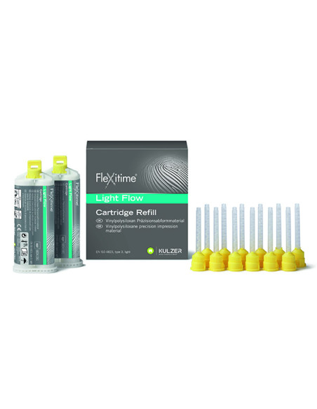 Silicona dental FLEXITIME LIGHT FLOW 2x50ml - Kulzer