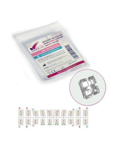 Pulidor dental Bracket ML Zafiro Roth 0 18 L1 2R rep - Medicaline