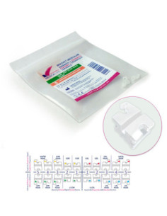 Pulidor dental Bracket ML Cerámico Roth 018 L5R Hook rep para Cerámica Dental - Medicaline