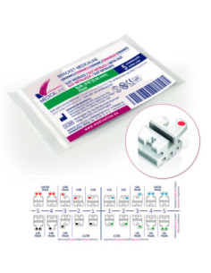 Cemento dental Bracket ML Cerámico r metal Roth 022 U2L rep para Cerámica Dental - Medicaline