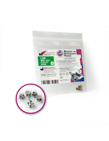 Bracket Ml Autolig Pasivo Mbt 022" U4 5r Hook - Medicaline