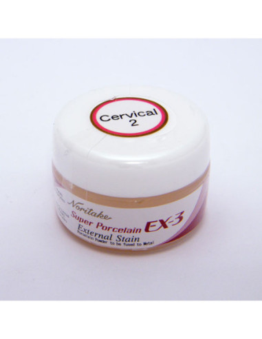Cerámica Super Stain EX3 CERVICAL2 EX3 3gr ES para Cerámica Dental - Noritake