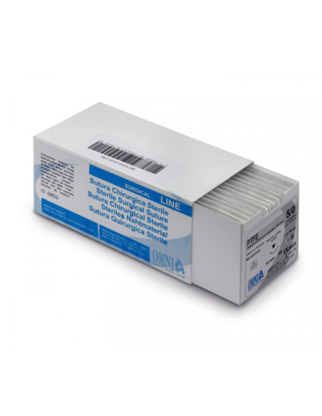 Sutura Ptfe 3 0 3 8 Circulo Ag P cortante - Omnia