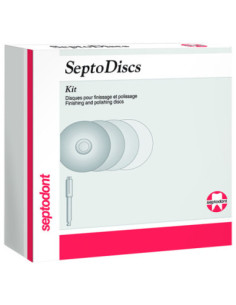 Abrasivo dental Septodiscs Kit Discos De Pulido 120+ Mandril - Septodont