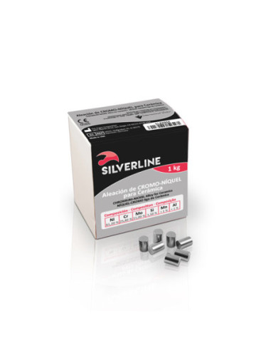 Metales Aleacion Cromo niquel Ceramica Sin Berilio para Cerámica Dental - Silverline