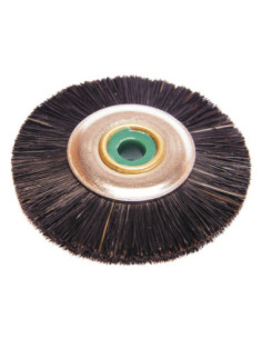 Pulidor dental Cepillo Pelo C casq plast Duro - Silverline