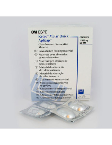 Cemento dental 56363 Ketac molar Quick Aplicap Color A2 - Solventum
