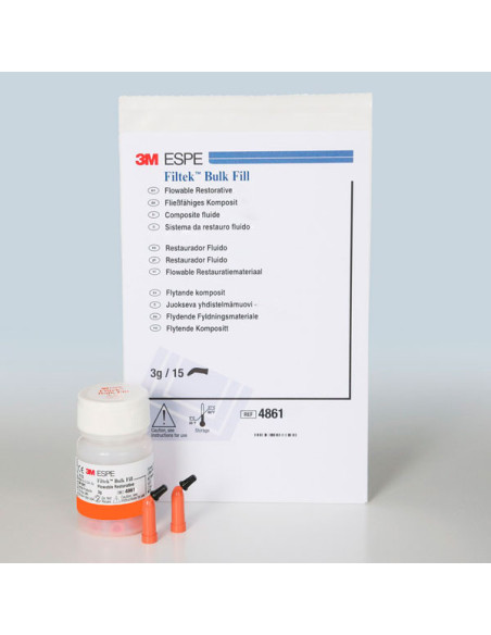 Composite dental 4861A1 FILTEK BULK FILL FLUIDO A1 CAPS 2gr para Composite - Solventum