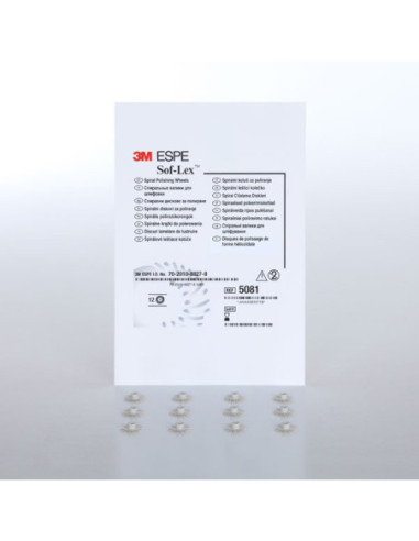 Pulidor dental 5091 Sof lex Spiral Discos Pulido Diamante - Solventum