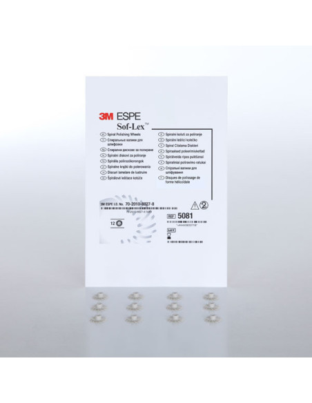 Pulidor dental 5091 Sof lex Spiral Discos Pulido Diamante - Solventum