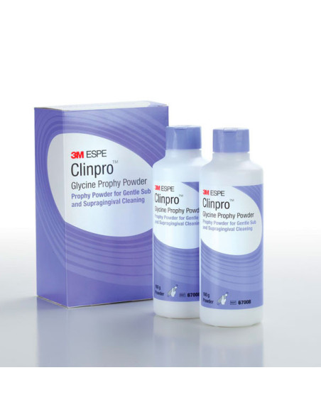 Producto de profilaxis 67008 CLINPRO GLYCINE PROPHY POWDER 2x160gr para Profilaxis Dental