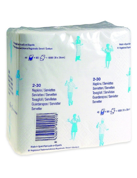 SERVILLETAS 2 CAPAS 48x100u - Tipo Kimberly Clark