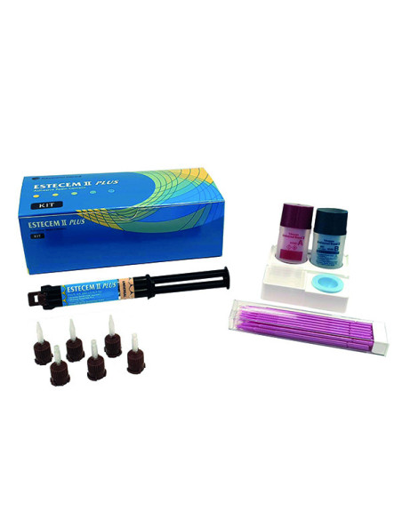 Cemento dental Estecem Ii Plus Kit Universal + Ad +acc - Tokuyama