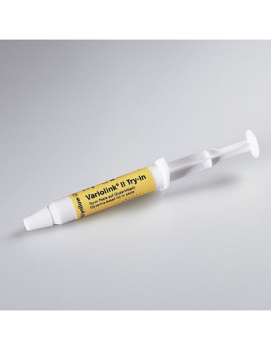 Cemento dental VARIOLINK ESTHETIC TRY REFILL 1 7gr WARM para Cerámica Dental - Vivadent