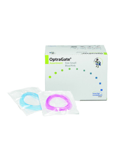Retractor dental Optragate Peq surtido (rosa+) 20+ - Vivadent