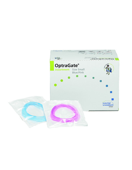 Retractor dental Optragate Peq surtido (rosa+) 20+ - Vivadent