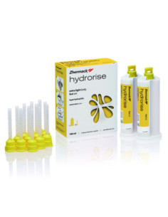 Silicona dental HYDRORISE EXTRALIGHT FAST 2X50ml +PTAS ROSAS - Zhermack