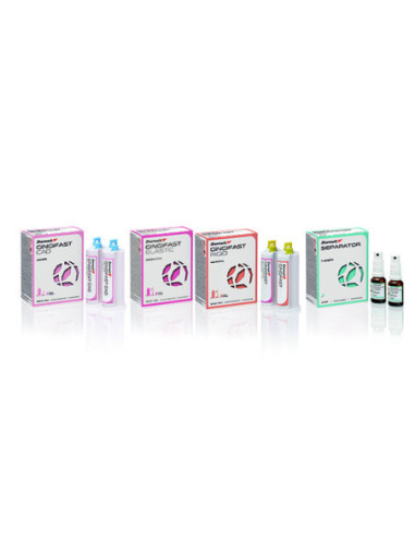 Silicona dental GINGIFAST CAD RIGID (2x50ml ) - Zhermack