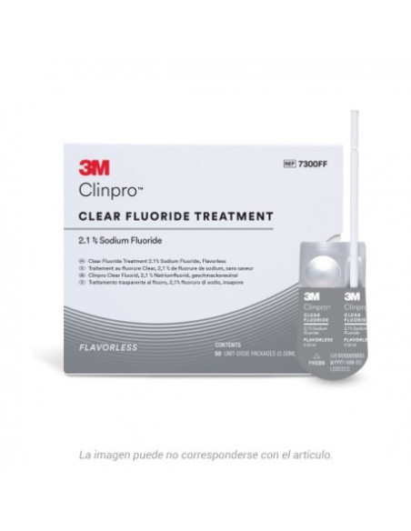 Barnices 7300ff Clinpro Clear Trat Fluor S sabor - Solventum