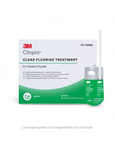 Barnices 7300m Clinpro Clear Trat Fluor Menta - Solventum