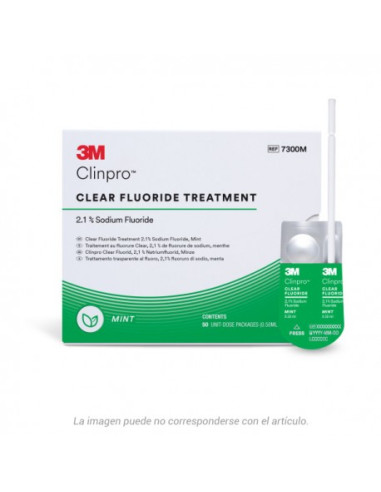 Barnices 7300m Clinpro Clear Trat Fluor Menta - Solventum