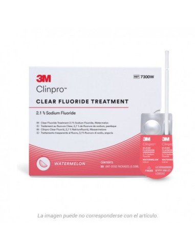 Barnices 7300w Clinpro Clear Trat Fluor Sandia - Solventum