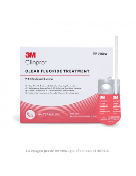 Barnices 7300w Clinpro Clear Trat Fluor Sandia - Solventum
