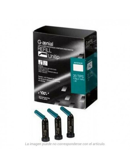 Composite dental A2 GAENIAL UNITIP ANTERIOR 28gr 003912 para Composite - Gc
