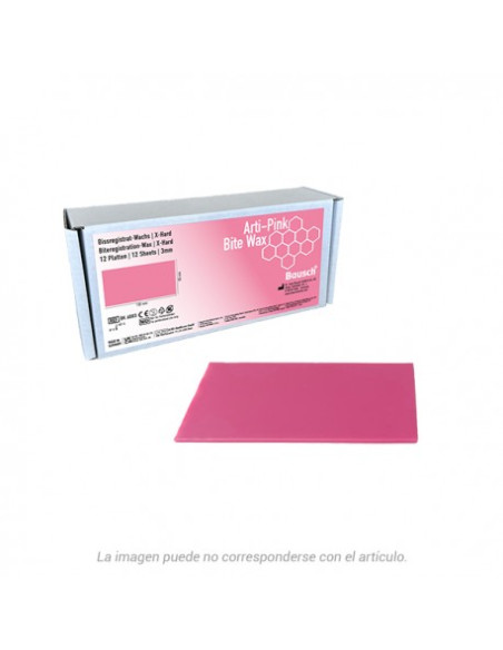 Ceras Cera Arti pink Bite Wax X hard Rectangular - Bausch