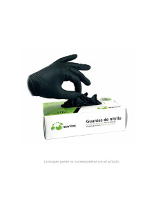 Instrumental dental Guantes Nitrilo Negros Medianos - Starline