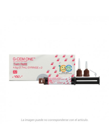 Adhesivo dental G CEM ONE TWIN REFILL A2 JER 6gr - Gc