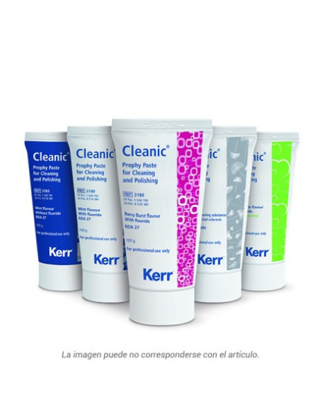 Pulidor dental 3183 CLEANIC TUBO MENTA S FLUOR 100gr para Profilaxis Dental - Hawe-neos