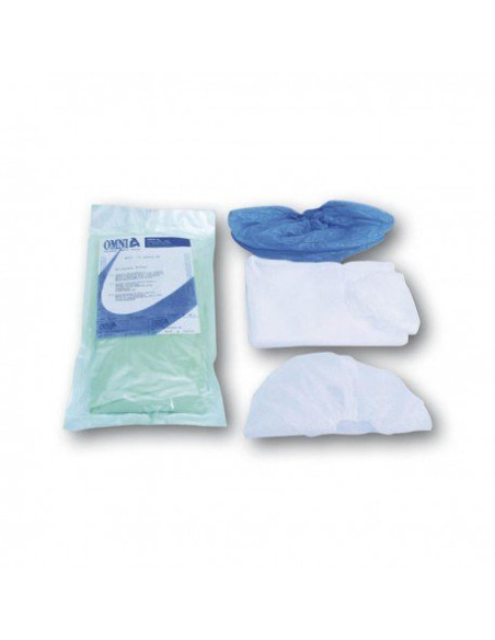 Set Paciente (1 Bata,1Cofia,2 Cubrez.) - OMNIA